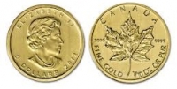 Maple Leaf 1/10 oz Gold